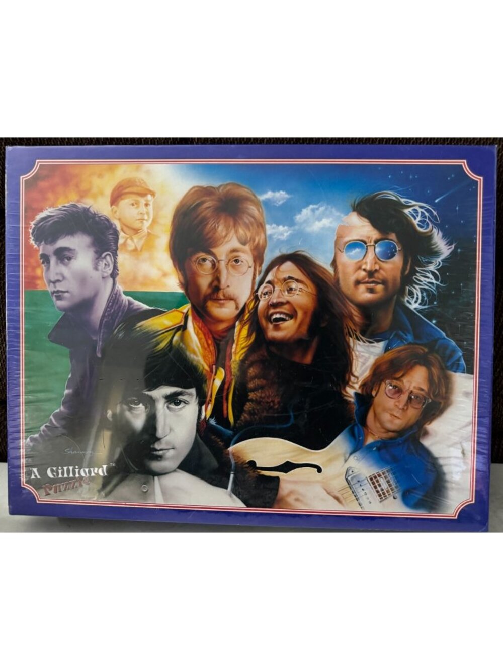 7 Faces of John Lennon 750 pc. Jigsaw Puzzle NIB 1997